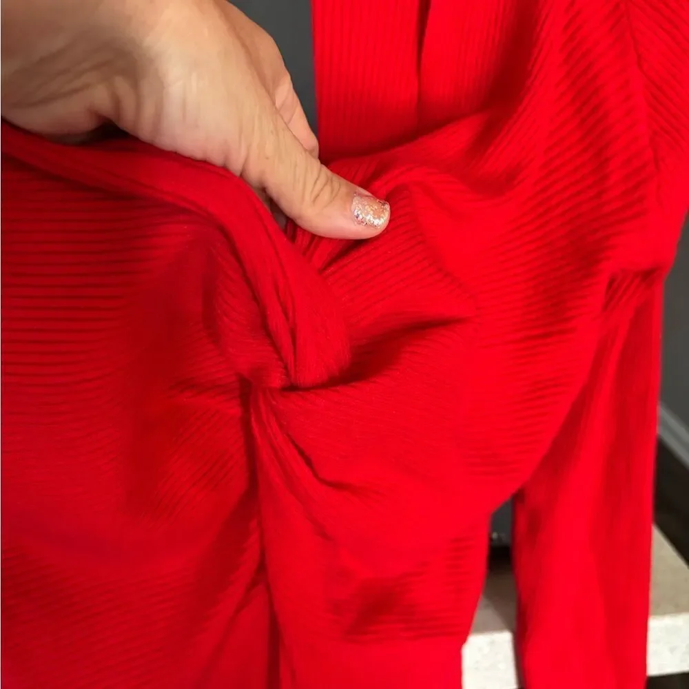 Elegant Apple Red Bodycon Sweater Dress by Fashionnova, NWT